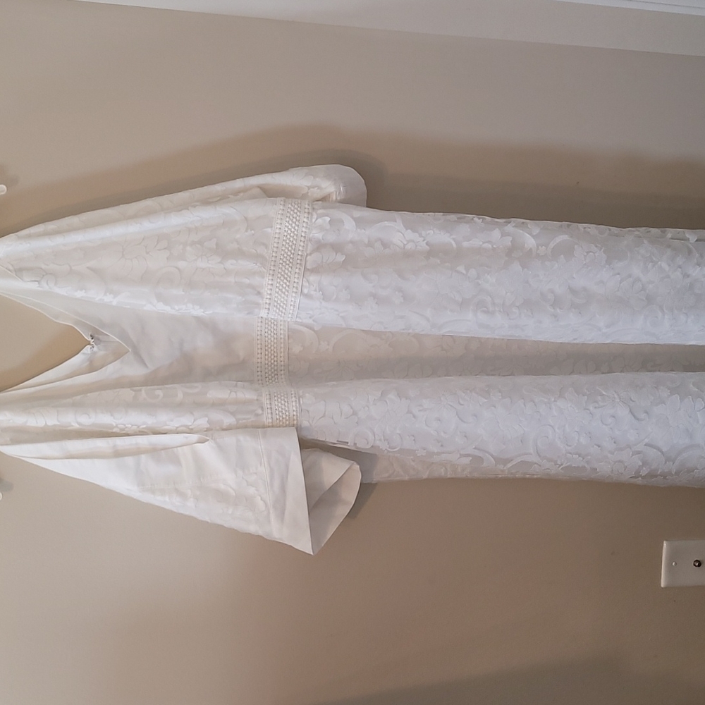 White wedding dress
